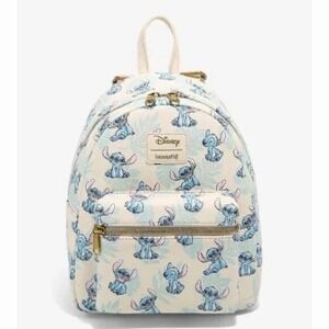 Loungefly Disney Lilo and Stitch Tropical Leaves Mini‎ Backpack